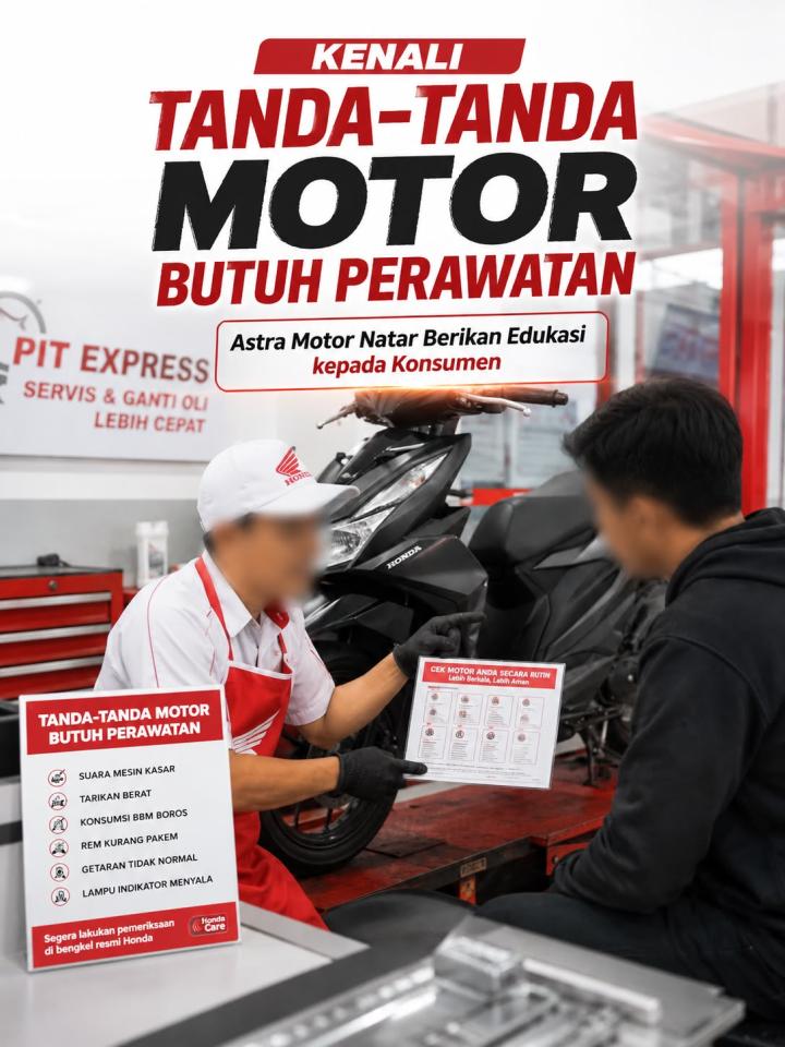 Kenali Tanda-Tanda Motor Butuh Perawatan, Astra Motor Natar Berikan Edukasi kepada Konsumen